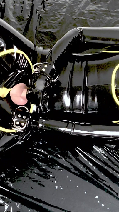 Jaw-dropping moment from "Rubber Gimp Milking!"