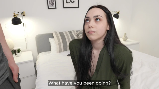 Beautiful Teen Abused and Facefucked By BF For Going Out