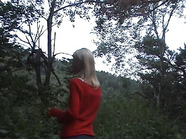 European teen picked up and fucked on the side of the road