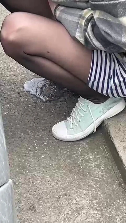 pissing like a cow in public