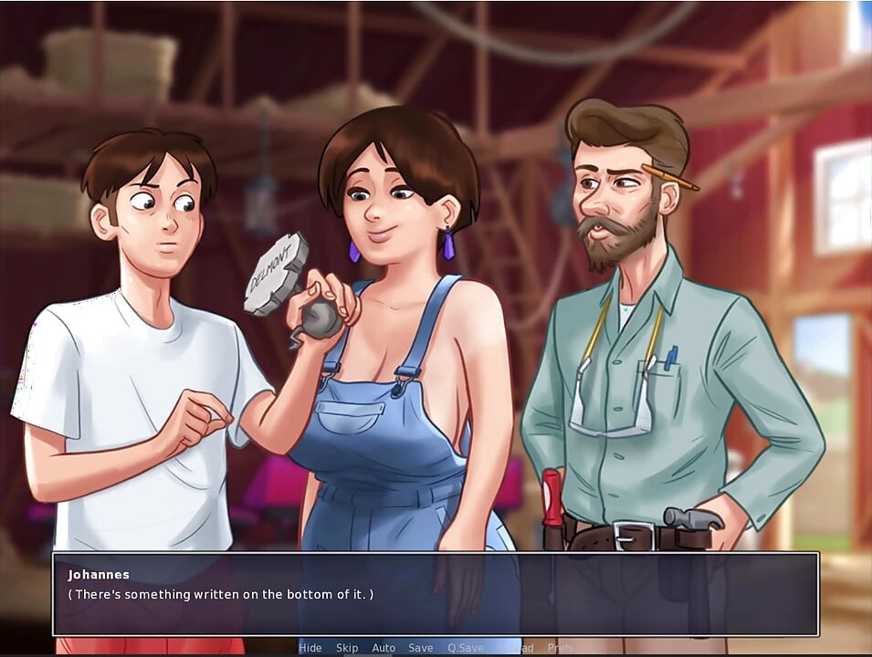 Summertime saga: the nurse helped Johannes