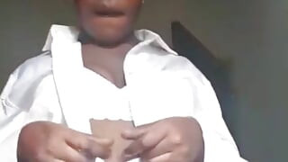 Slow Striptease and Dripping Dildo Fuck and Squirt