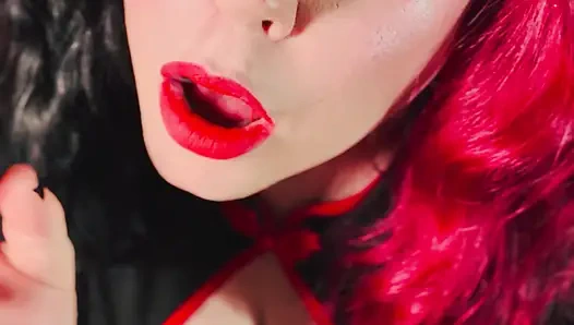 Miss Tina Snua Would Love To Smoke With You - Smoking A Cork cigarette With Match Light Up