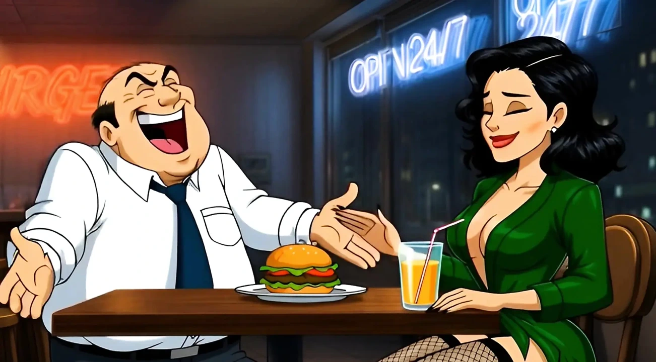 荡妇人妻在肮脏的公共厕所里被干. 卡通