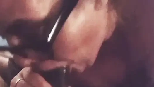 İri güzel kadın beni ırklararası emiyor