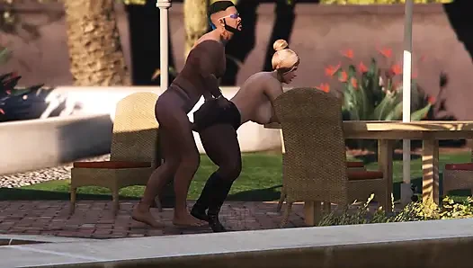 GTA 5 Franklin and Amanda Full 35 min Movie in Michael's House