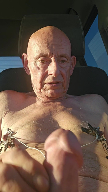 Memorable moment from "nipple torture with spiked clamps and tens unit"