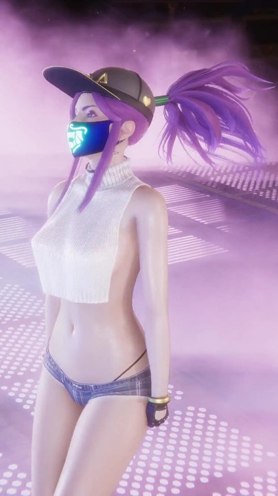 Aespa - Armageddon - Akali Sexy Striptease