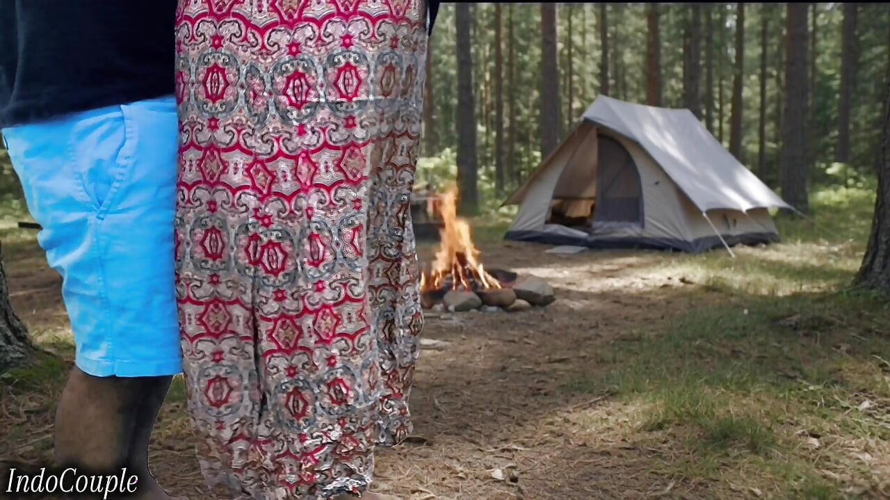 real Husband and wife went for camping to Forest.sex in Forest with blasting sounds