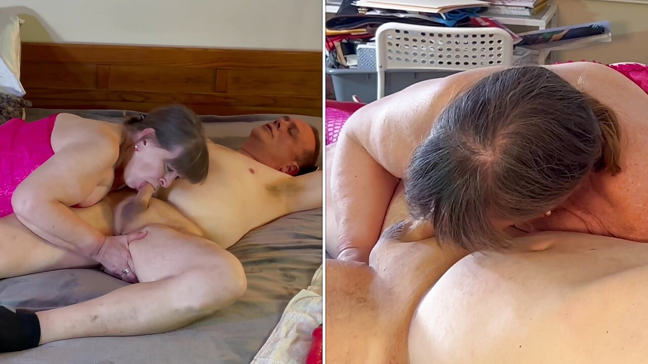 グラニーカルメン、私のフシアフェラチオ楽しさ!