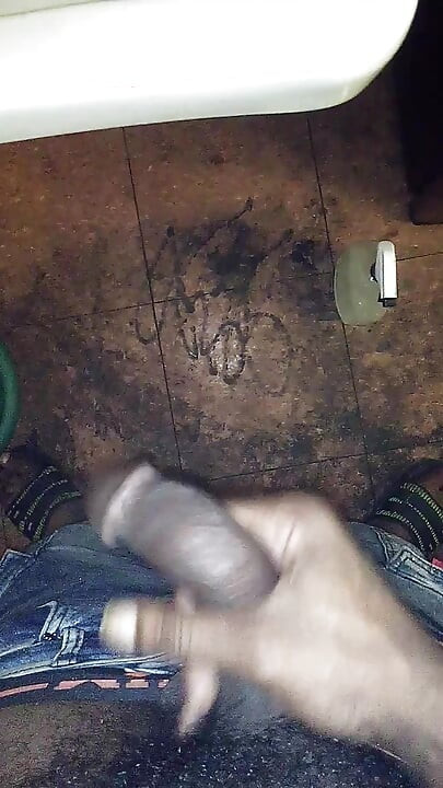 Big Black Cock PISSING In Bando Sink BBC Fetish