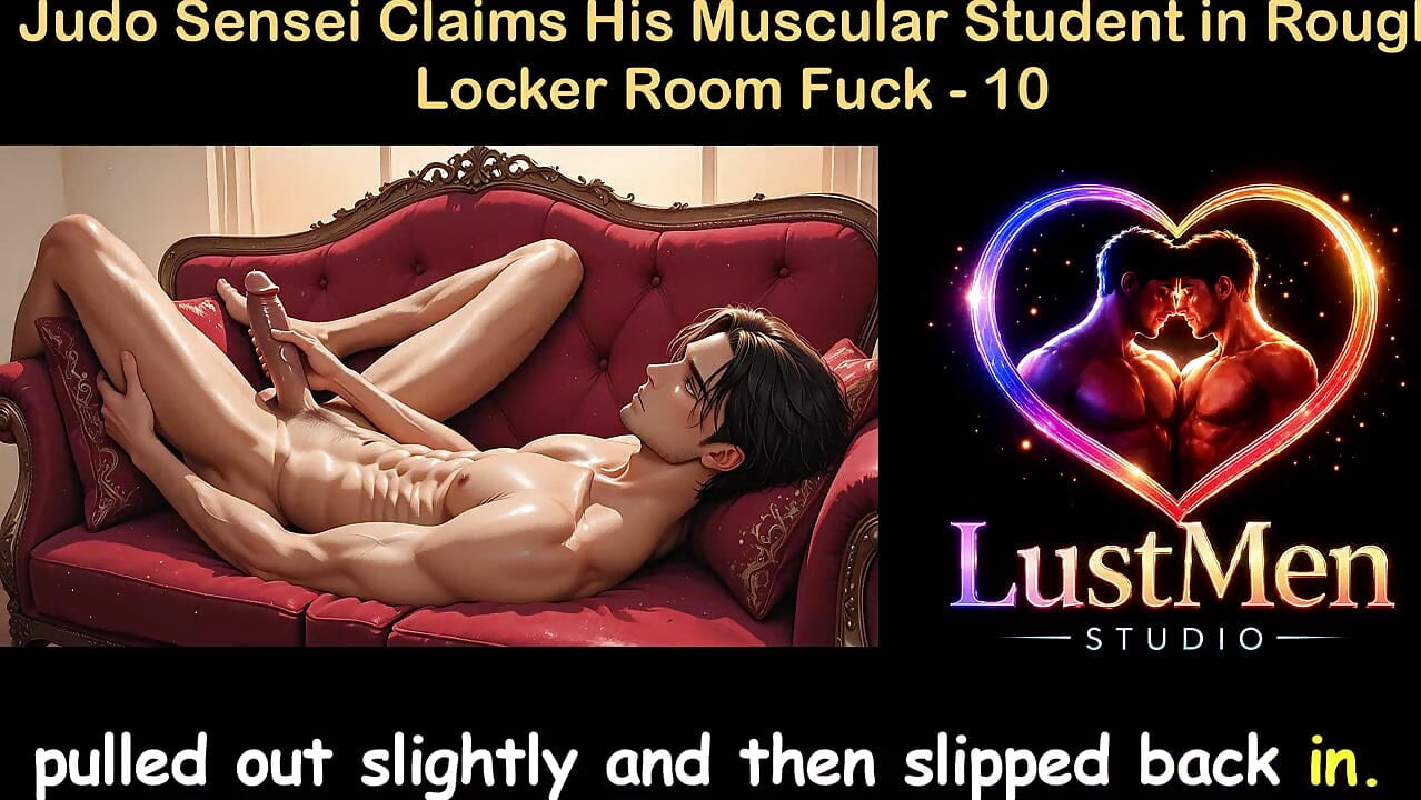 Gay Audio Sex Story - Judo Sensei Claims His Muscular Student in Rough Locker Room Fuck - Part 10