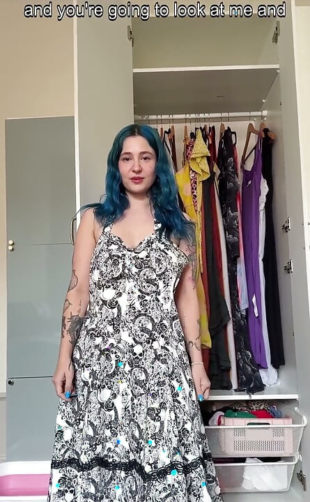 Thongs Try on to Turn You on Before Sucking Your Cock