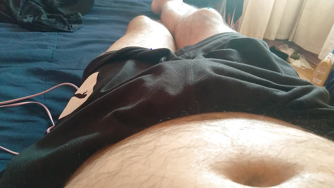 Look at this huge cock being touched by some fingers