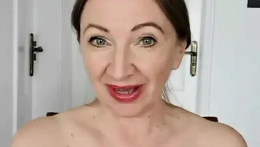 Kinky video! I am naked play with transparent pantyhose, wear it, take it off, put it inside my pussy... And talk dirty!