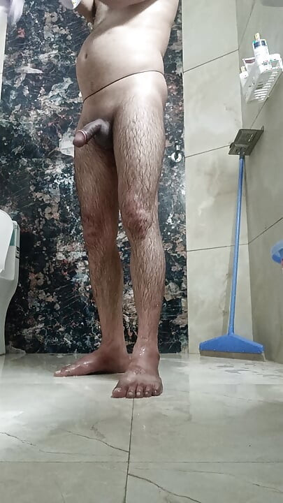 Indian desi police officer get sucked and shower with neighbour and army officer