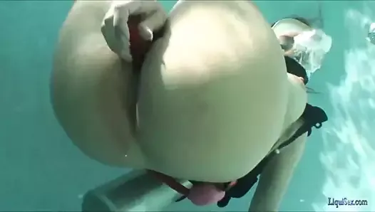 Megan Jones Underwater Scuba Masturbation