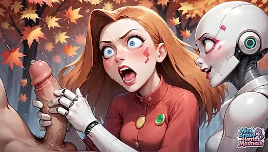 Peras susu musim gugur: letusan kenikmatan robot