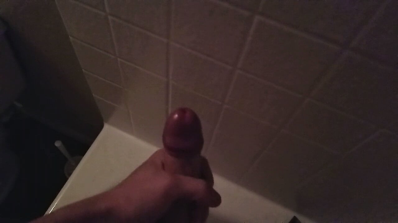 Cumming in the shower