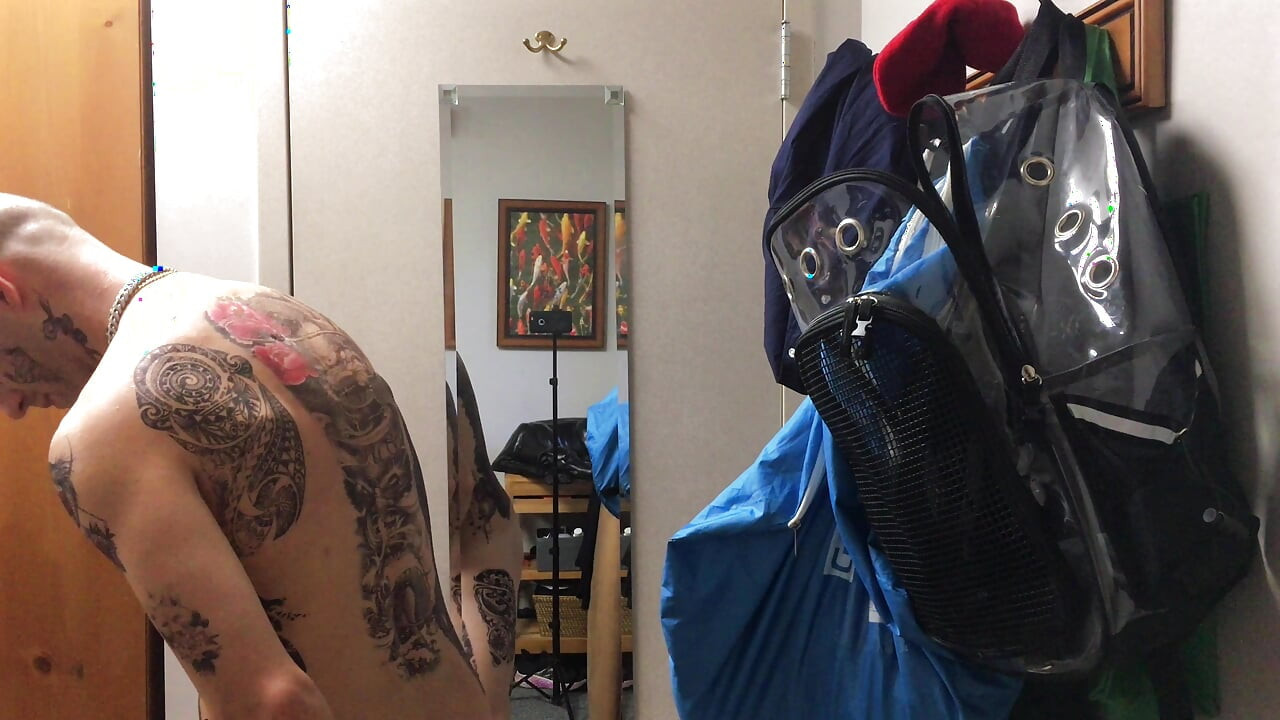 Face Tatted Masturbator