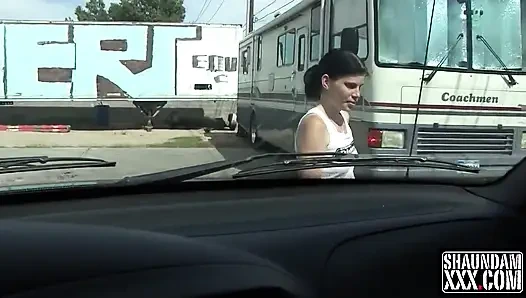 Holly Lane Sucked My Dick in My F-150