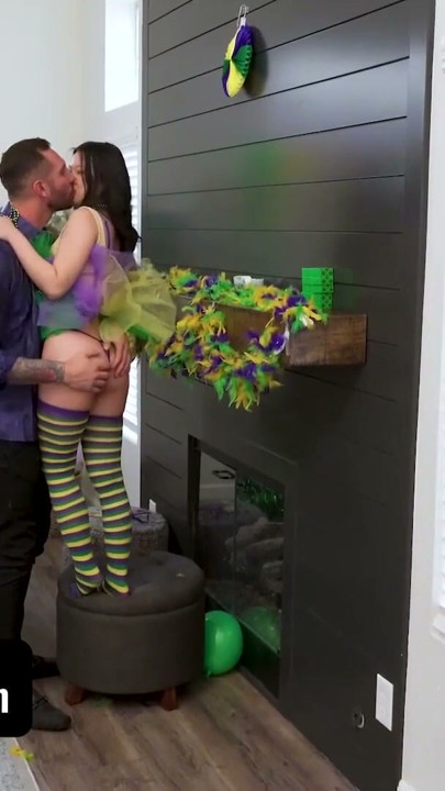 Tiny Little Asian Lulu Chu Celebrates Mardi Gras Taking Giant Cock In All Positions - Exxxtra Small | Clip 1
