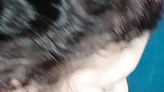 PAWG Busy Work on Her Surprise