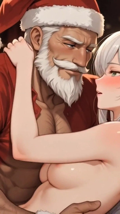 "Naughty Santa Punishes Submissive Mrs. Claus on Christmas Night - Hentai Anime" | Clip 3