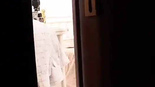 Hairy pussy milf pussy dildo penetrated in the bedroom