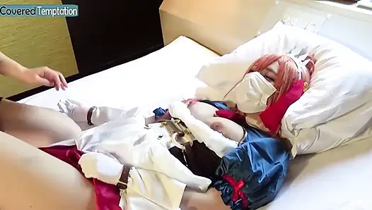 Raw creampie Gyaru Cosplayer goes wild Ahegao bloßgestellt höhepunkt nach dem höhepunkt
