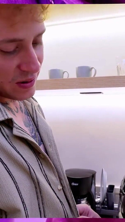 boss with double asks his employee to pour very sexy and then fill her pussy with milk | Clip 1
