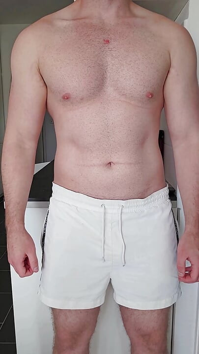 I catch my neighbor! He gets punished with my feet and a fat load.