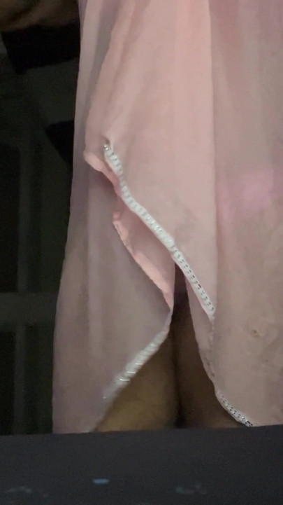 Epic moment from "crossdresser nighty teasing mastarbating pink panty big boobs"