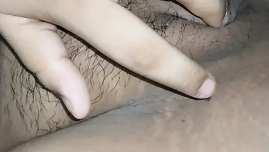 cute girl on sofa fingering pink pussy