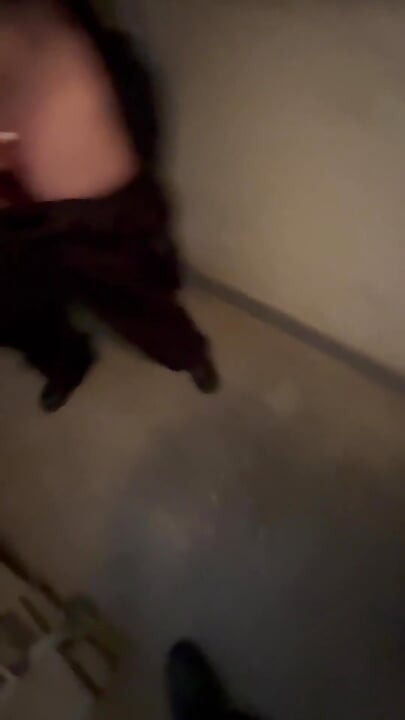 Teen Slut Has Rough Sex in Random Stairwell