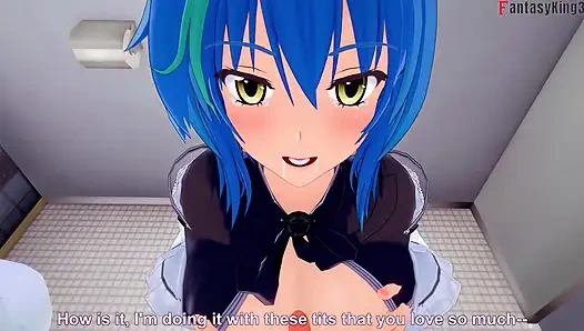 Xenovia and Issei fucks in the bathrooms, Rias finds out - DXD NTR Madness Series