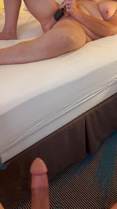 Wife Throttles Her Pussy with Wand