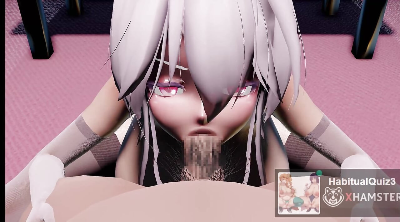 MMD R18 Hakusan, nettoyage, pipe, baise nue avec un gode brutal, voulez baiser dans le cul 3D hentai ahegao, femme infidèle