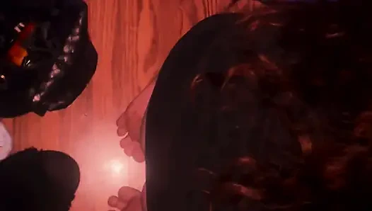 Redhead stepsister frozen in time