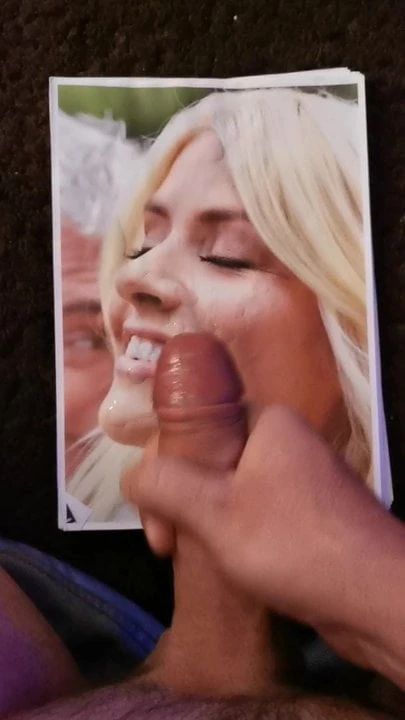 Holly Willoughby cum tribute 76