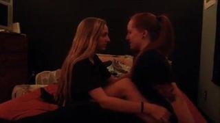 Amateur lesbian kiss challenge