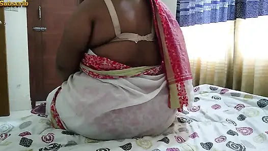 Neighbor Stripping Her Saree & Fucked in Bed - Indian Desi Stepaunty