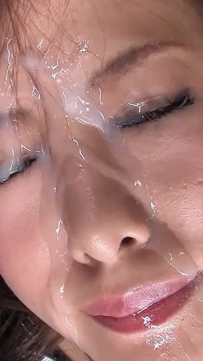 Massive Bukkake Facial at uncensored JAV Porn for Skinny Japanese Teen at Full Movie | Clip 3