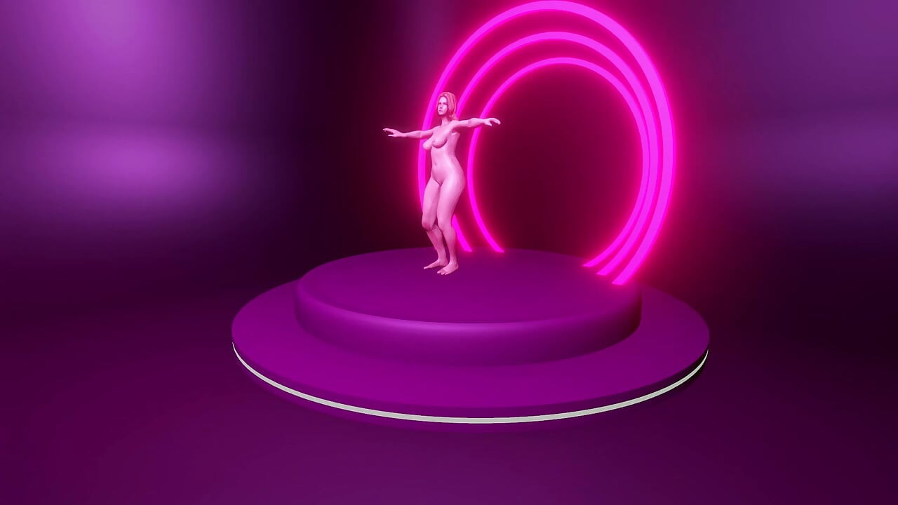 Animated hot milf(Vette) dancing