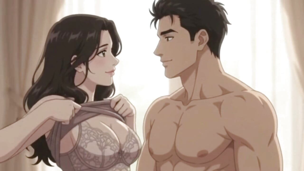 Cheating wife secret affair with yoga instructor when husband out
