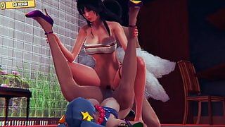 Hentai 3d - ahri y sona - league of legends