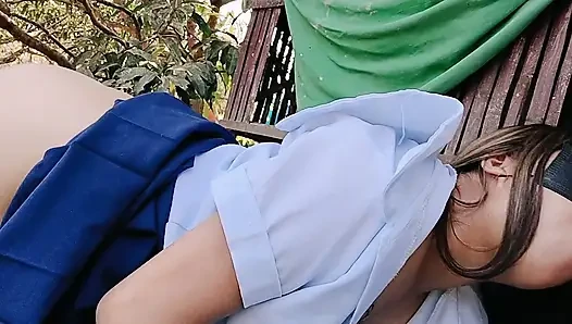 18 YEAR OLD STUDENT MEET STEPBROTHER IN FARM AFTER SCHOOL