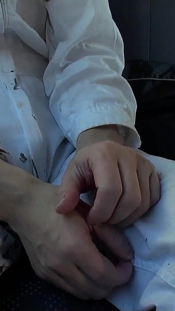 Iconic moment from "Japanese College Girl Pickup and talk to Suck and Rimjob for Stranger in Car"