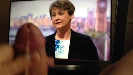 Yvette Cooper lovely legs wank