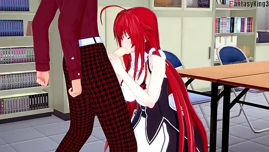 Rias Gremory Zimmermädchen cosplay sex - SCHWÄNGERIN NTR Madness Serie